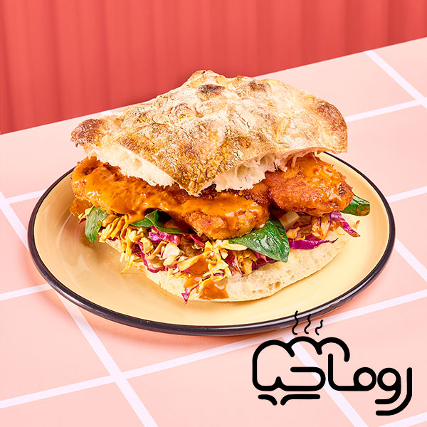 ساندویچ شنیسل مرغ کاتیانا